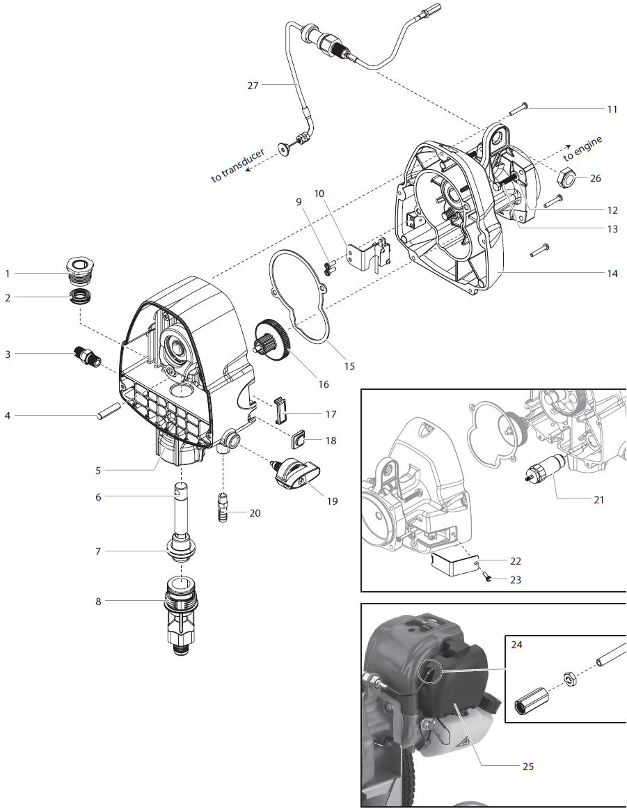 PowrLiner 850 Drive assembly